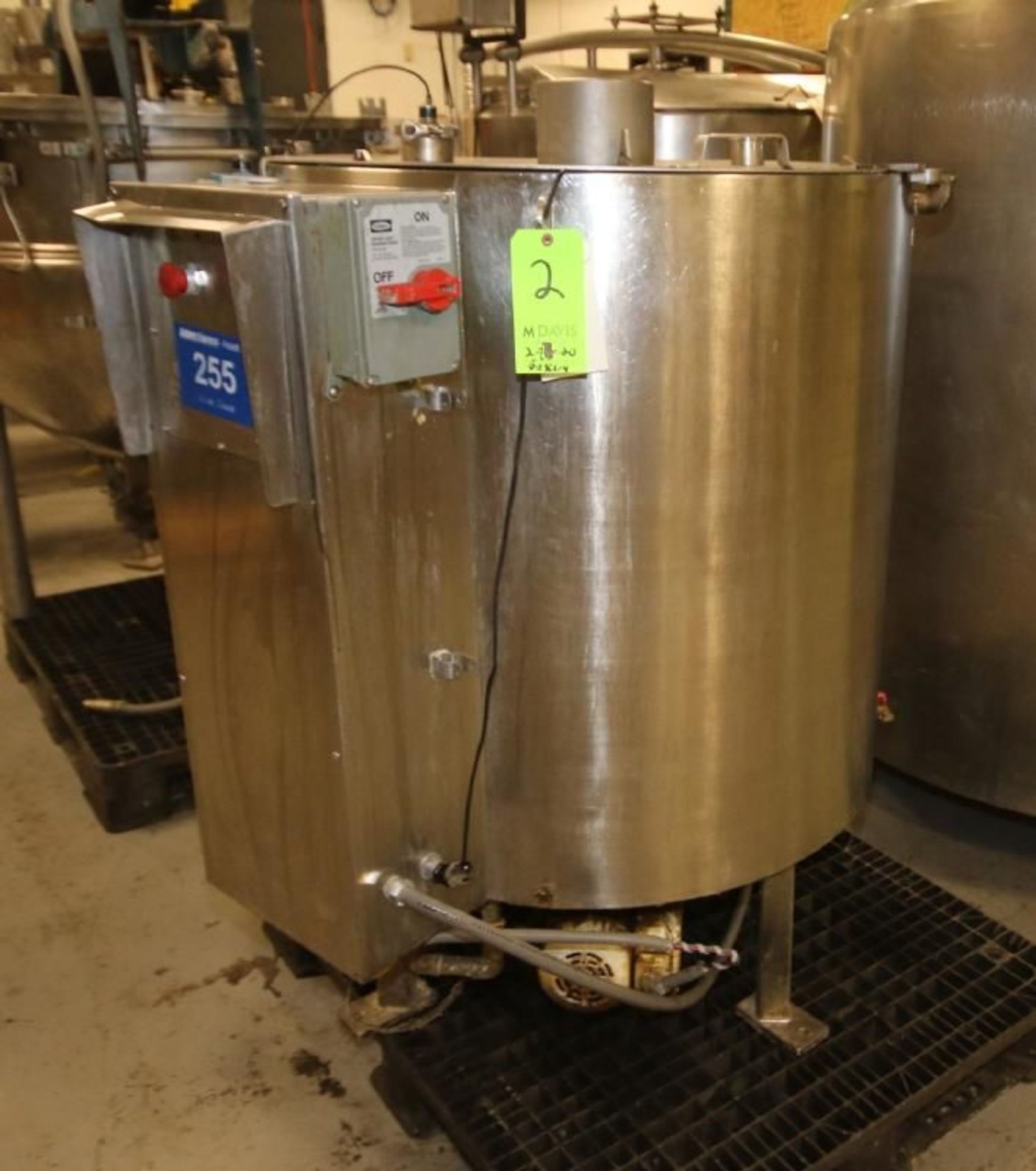 Aprox. 150 Gal. Hinged Lid Jacketed S/S Kettle,