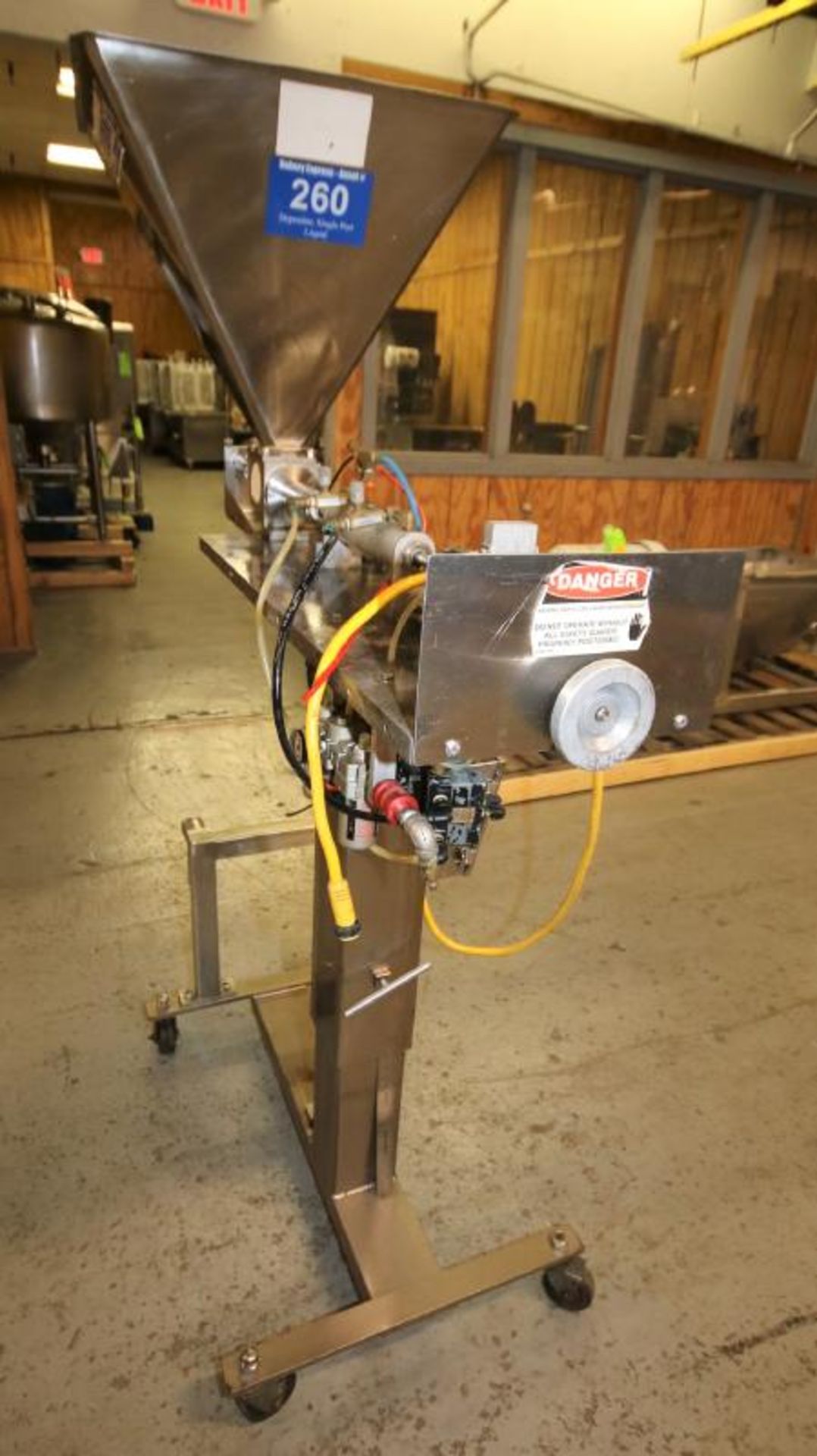 Colborne Portable Piston Filler / Depositor, with 20" x 20" Feed Hopper, Mounted on S/S Frame - Image 6 of 6