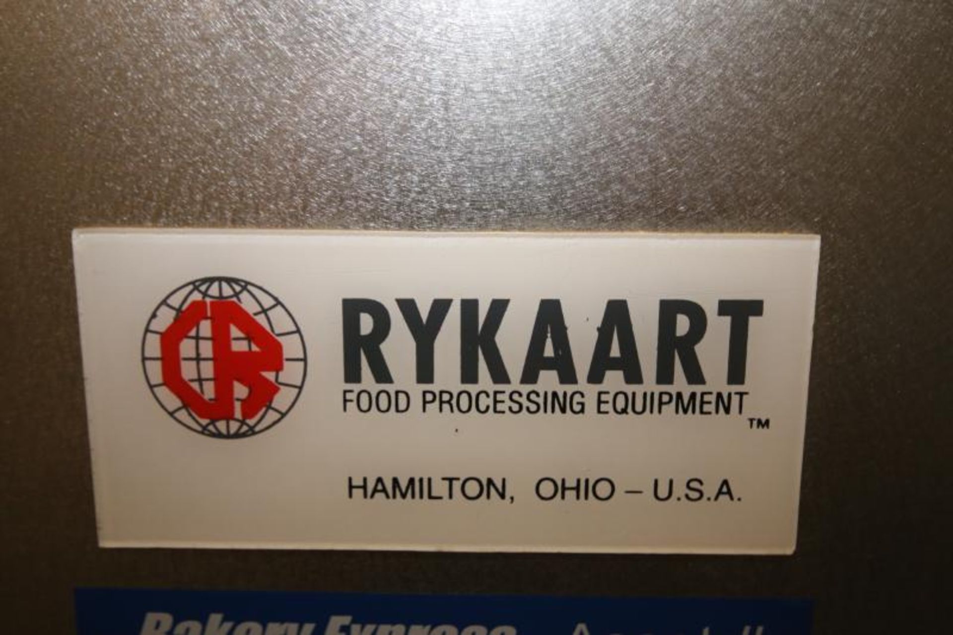 Rykaart 24" W S/S Sheeter, with 5 ft L x 24" W Belt Conveyor, S/S Flour Duster, Control Box with (2) - Image 11 of 11