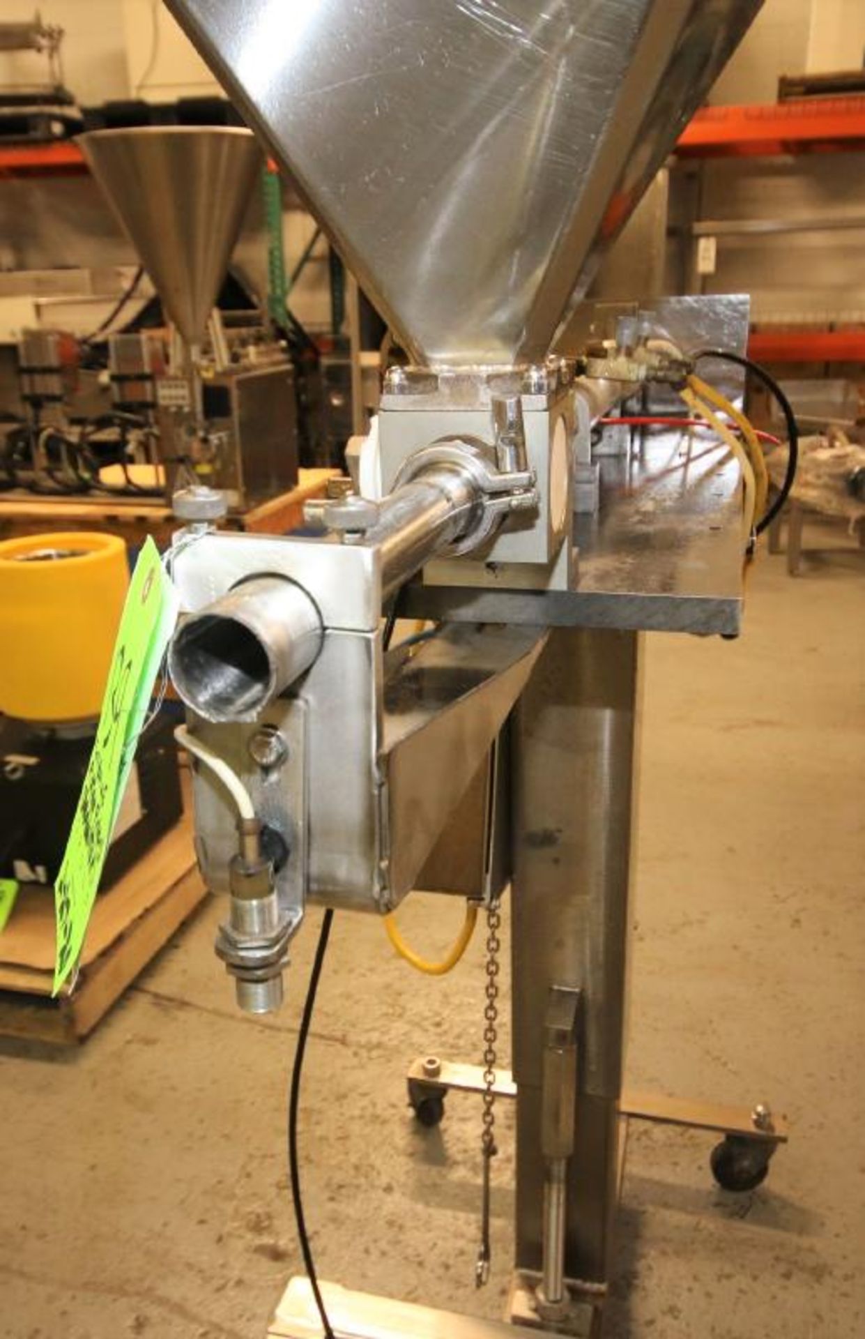 Colborne Portable Piston Filler / Depositor, with 20" x 20" Feed Hopper, Mounted on S/S Frame - Image 5 of 6