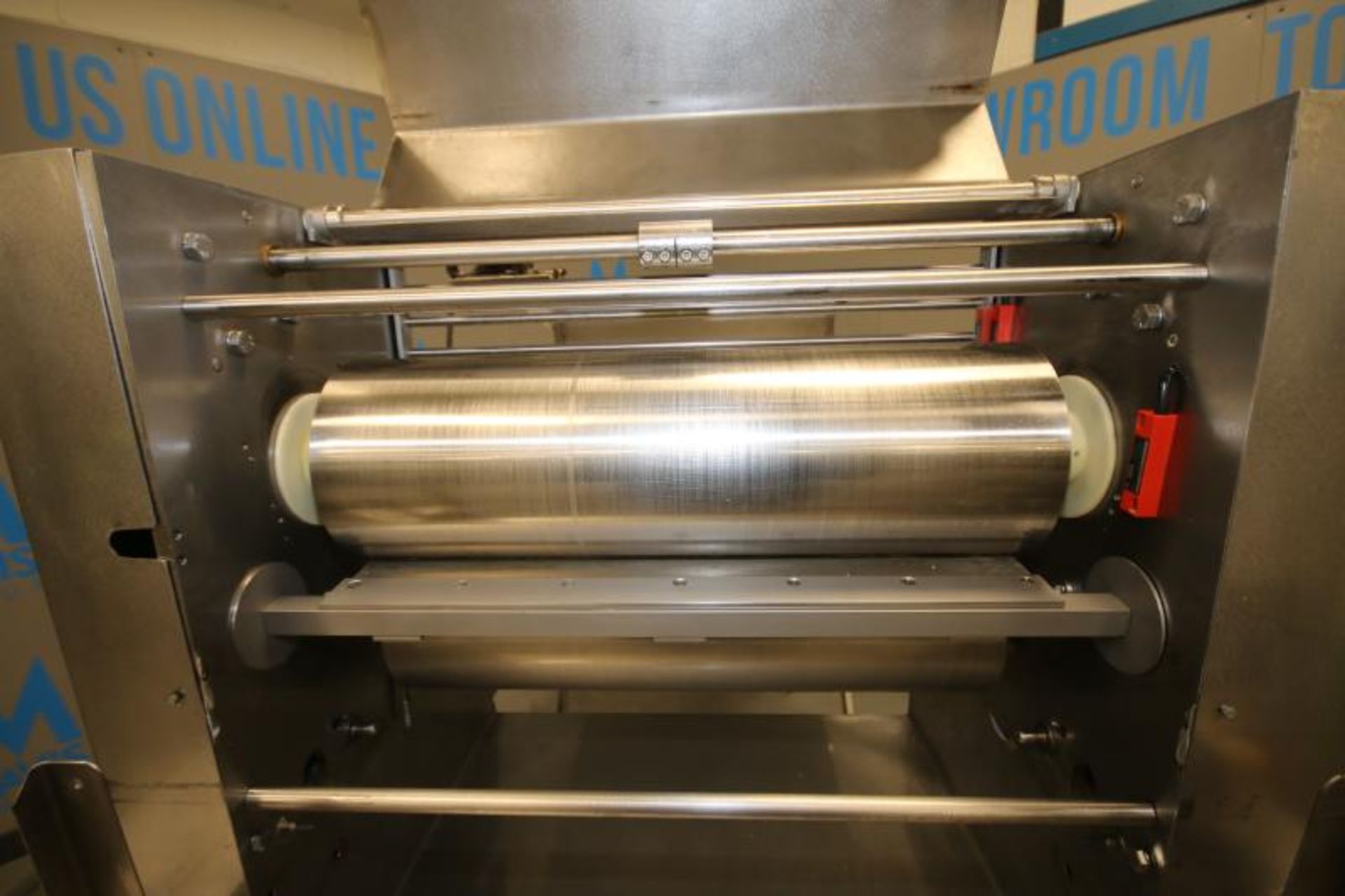 Rykaart 24" W S/S Sheeter, with 5 ft L x 24" W Belt Conveyor, S/S Flour Duster, Control Box with (2) - Image 8 of 11