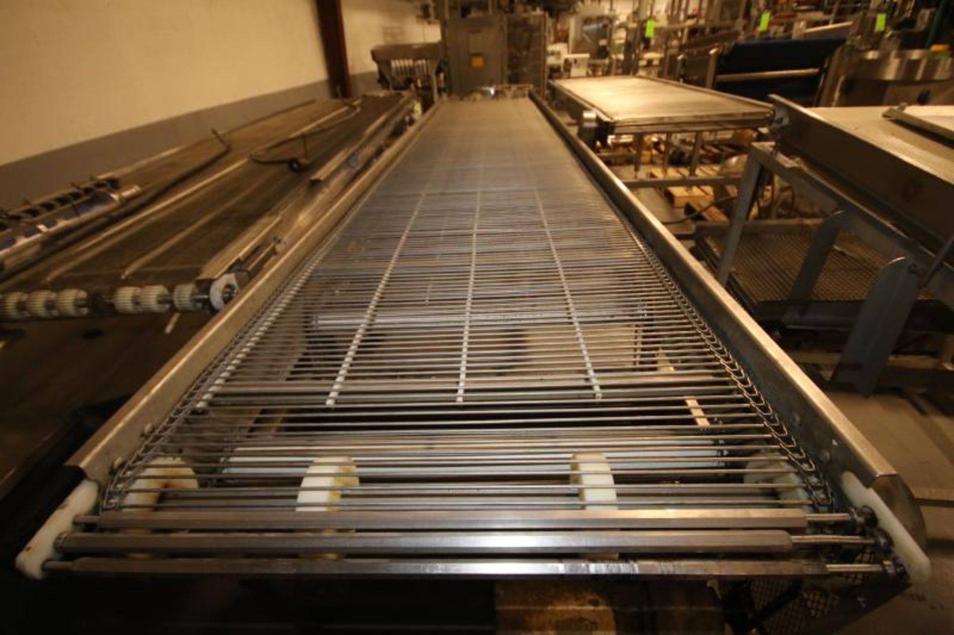 Aprox. 17 ft 7" L x 36" W x 35" H S/S Conveyor, with S/S Belt, Electric Drive & Bottom Belt Cleaning - Image 2 of 4