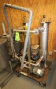 DCA Skid Mounted Filter System with (2) FSI 36" H x 8" W, 1 1/4" S/S Filters, 1.5 hp Circulation