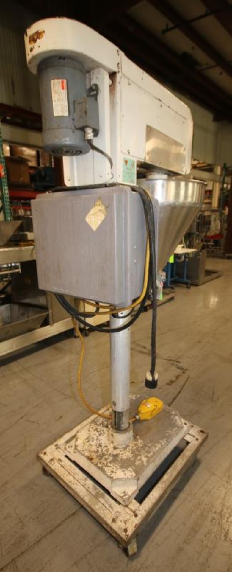 All - Fill Portable Auger Filler / Depositor, Model B, SN 21417, with 20" S/S Fill Funnel, 2" - Image 4 of 7