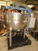 Hamilton 150 Gal Steam Jacketed S/S Kettle, S/N 1466,