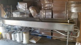 Washing sink: L - 134"; W- 16"; H- 11", with the pump. (Rigging & Loading Fee $200, Located in