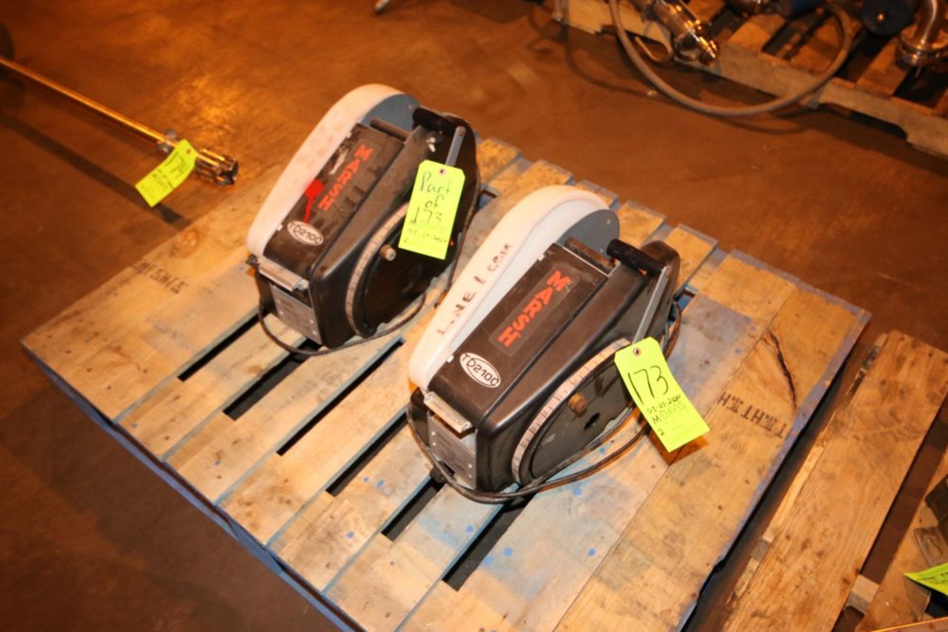 Marsh Tape Dispensers, M/N TDH110, 115 Volts (LOCATED IN BROCKPORT, NY) (NOTE: SUBJECT TO