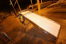 Kleen (2)-Sections of S/S Conveyor, (1)-Aprox. 136" L x 51" W Belt (NOTE: Belt Uninstalled, But