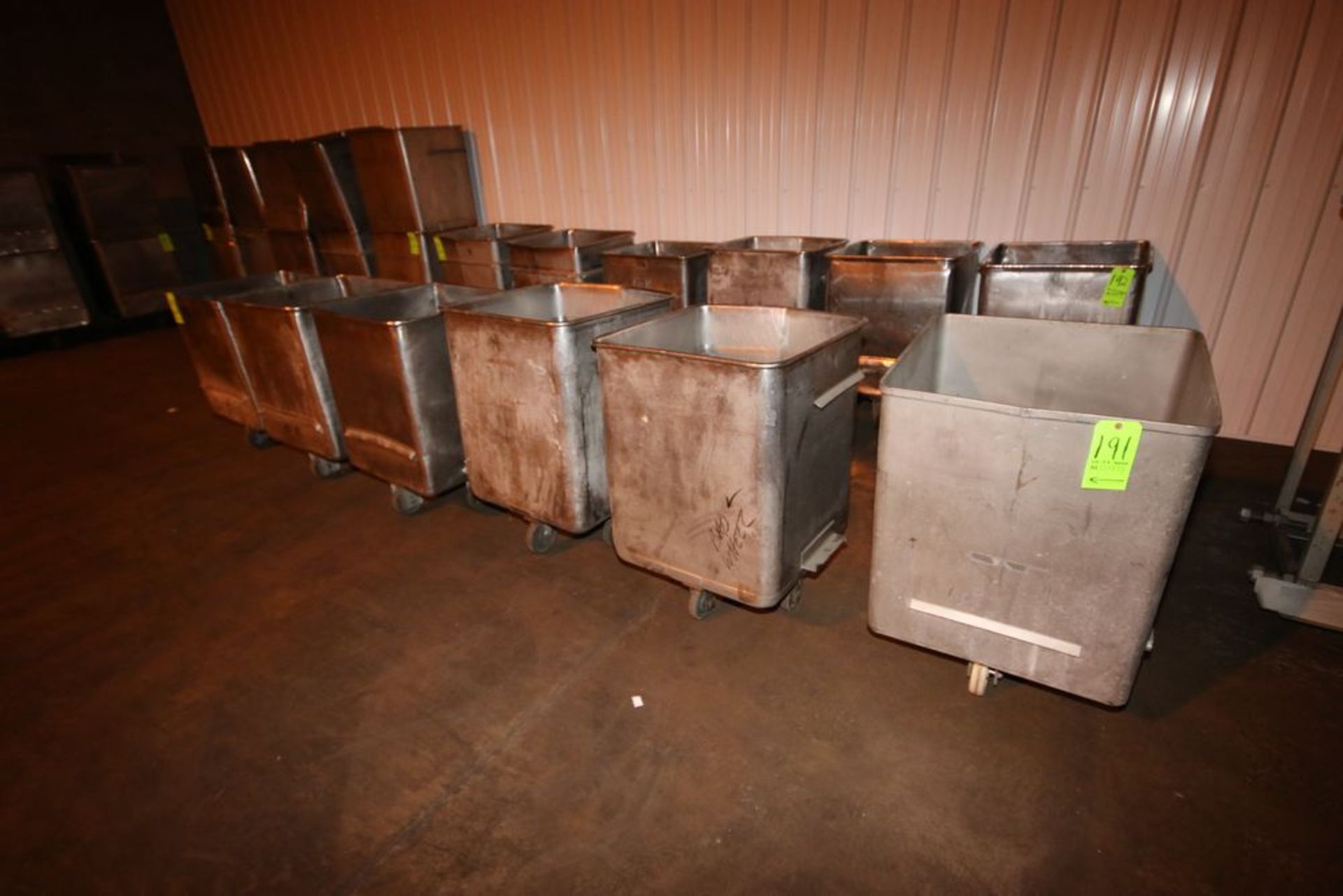 S/S Portable Totes, Internal Dims.: Aprox. 25-1/2" L x 25" W x 30" Deep (LOCATED IN BROCKPORT, - Image 2 of 3