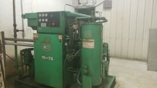 Compressor; Sullair Corp. ; Model: 16BS-75L ACA AC; S/N: 003-78550 (Rigging & Loading Fee $200,