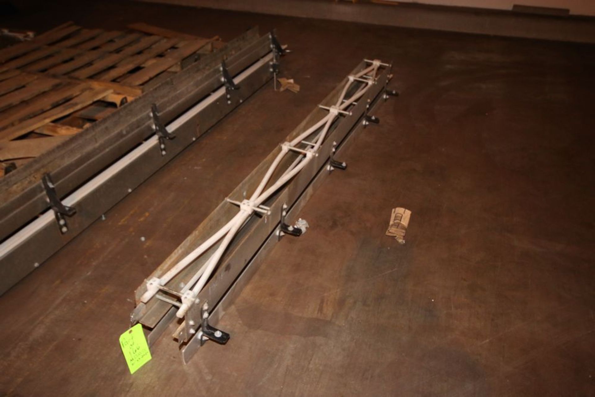 Assorted Sections of S/S Product Conveyor, Includes Aprox. (16) Straight Sections, Some 90 Degree - Image 8 of 11