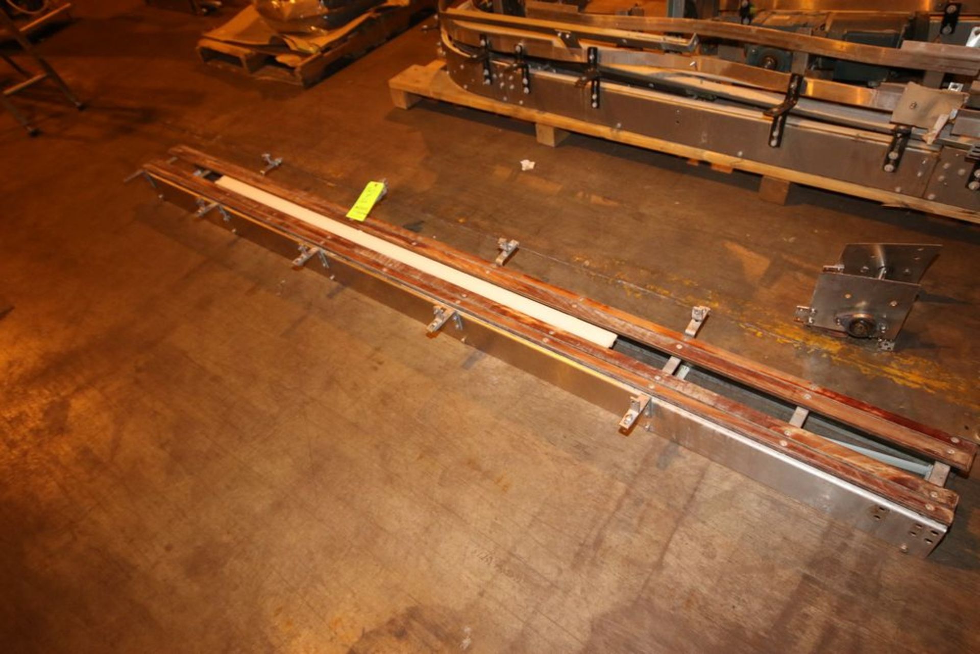 Assorted Sections of S/S Product Conveyor, Includes Aprox. (16) Straight Sections, Some 90 Degree - Image 9 of 11