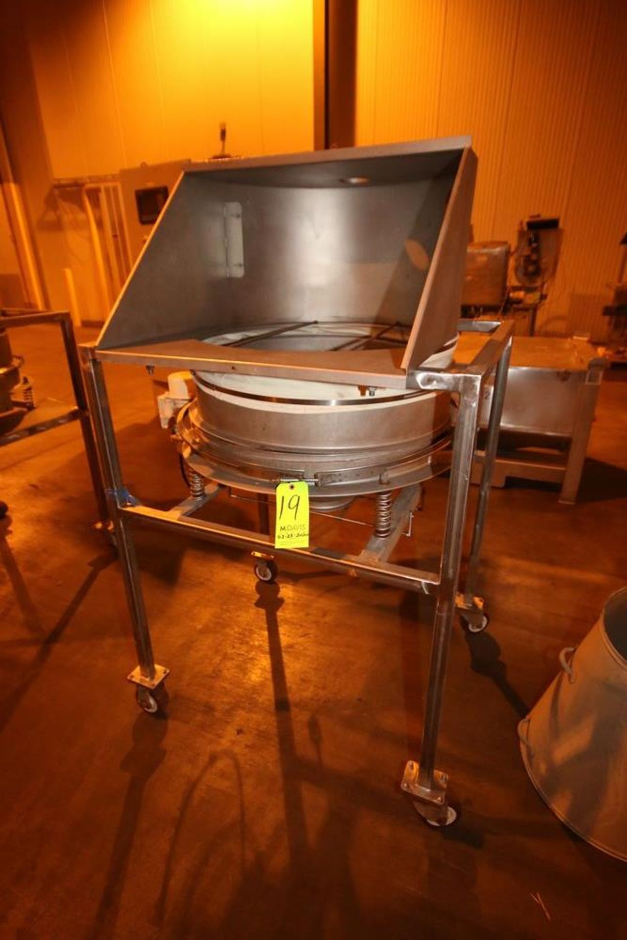 Kason Aprox. 28" Dia. Screener, Mounted on S/S Portable Frame (LOCATED IN BROCKPORT, NY) (NOTE: