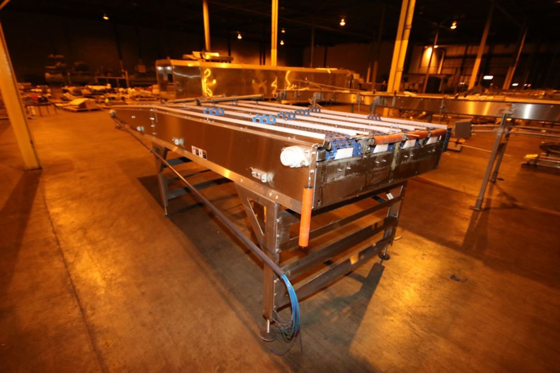 2012 Intralox 4-Lane S/S Conveyor, with SEW Drive, Lane Width: 12" W, Overall Dims.: Aprox. 14' L - Image 3 of 6
