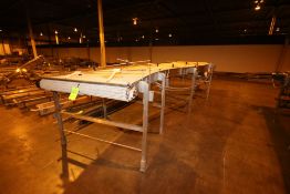 S/S "S-Type" S/S Conveyor, with Aprox. 50" Wide Belt, Dual Conveyor Belts, with Baldor 1 hp Drive,