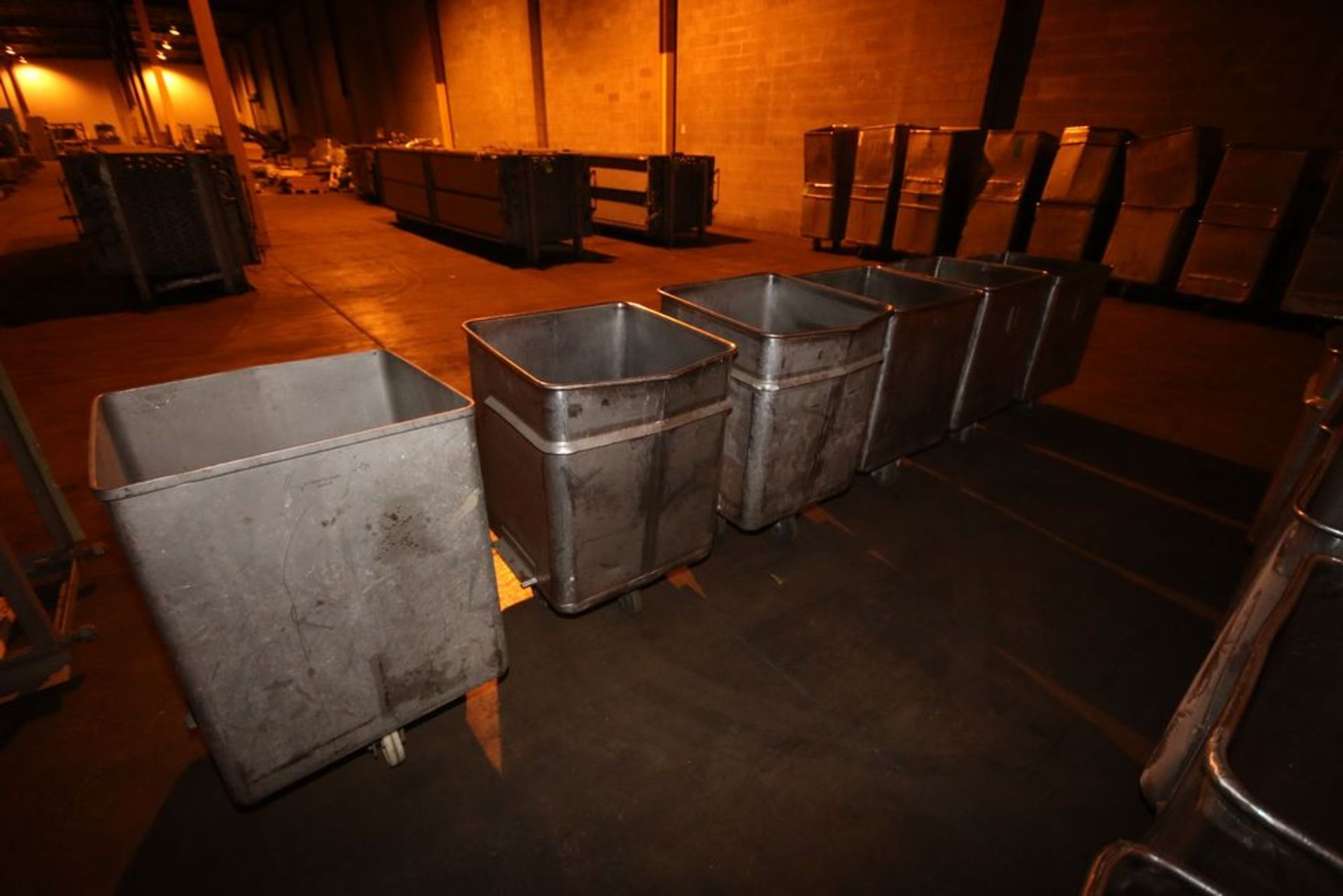 S/S Portable Totes, Internal Dims.: Aprox. 25-1/2" L x 25" W x 30" Deep (LOCATED IN BROCKPORT, - Image 3 of 3