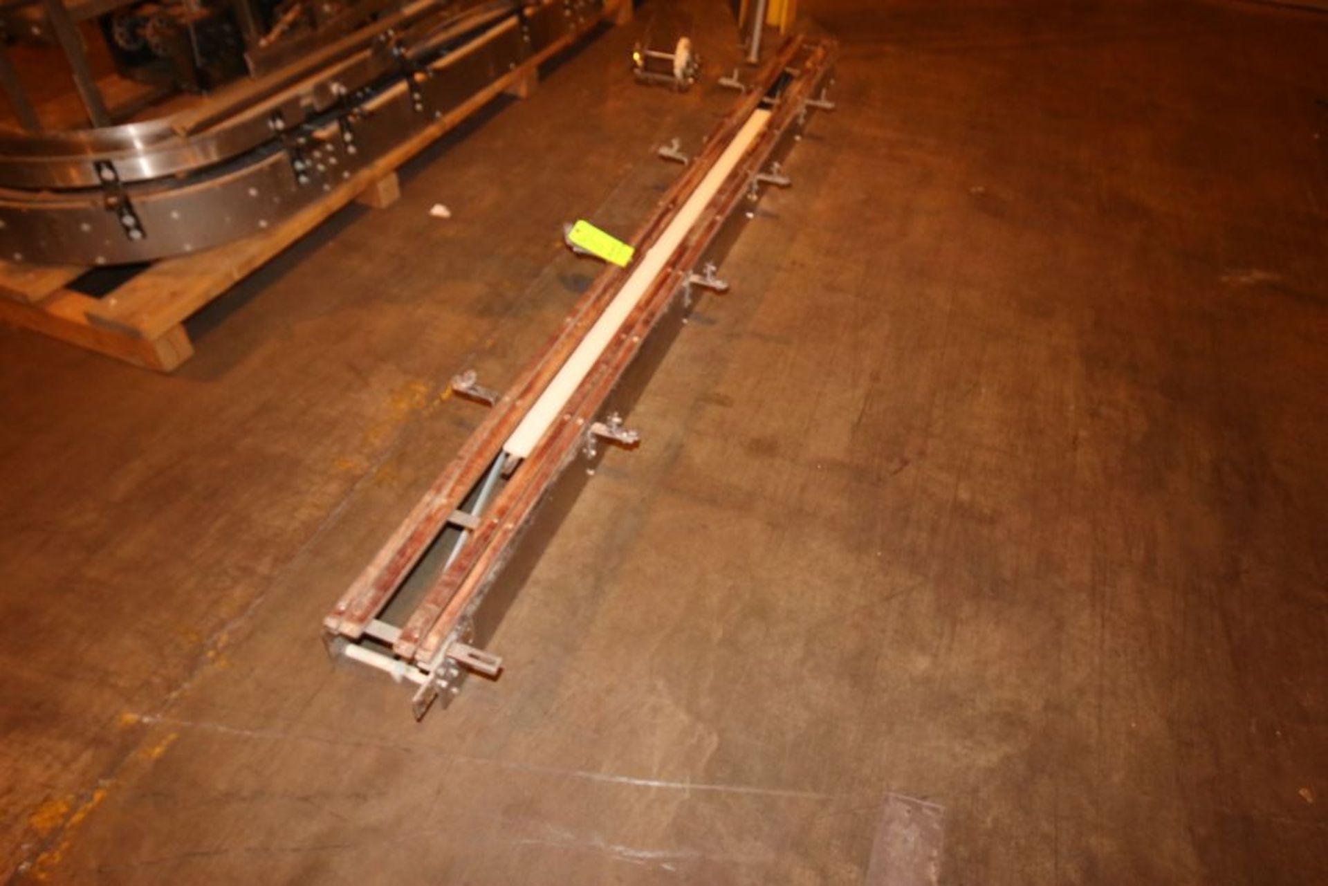 Assorted Sections of S/S Product Conveyor, Includes Aprox. (16) Straight Sections, Some 90 Degree - Image 3 of 11