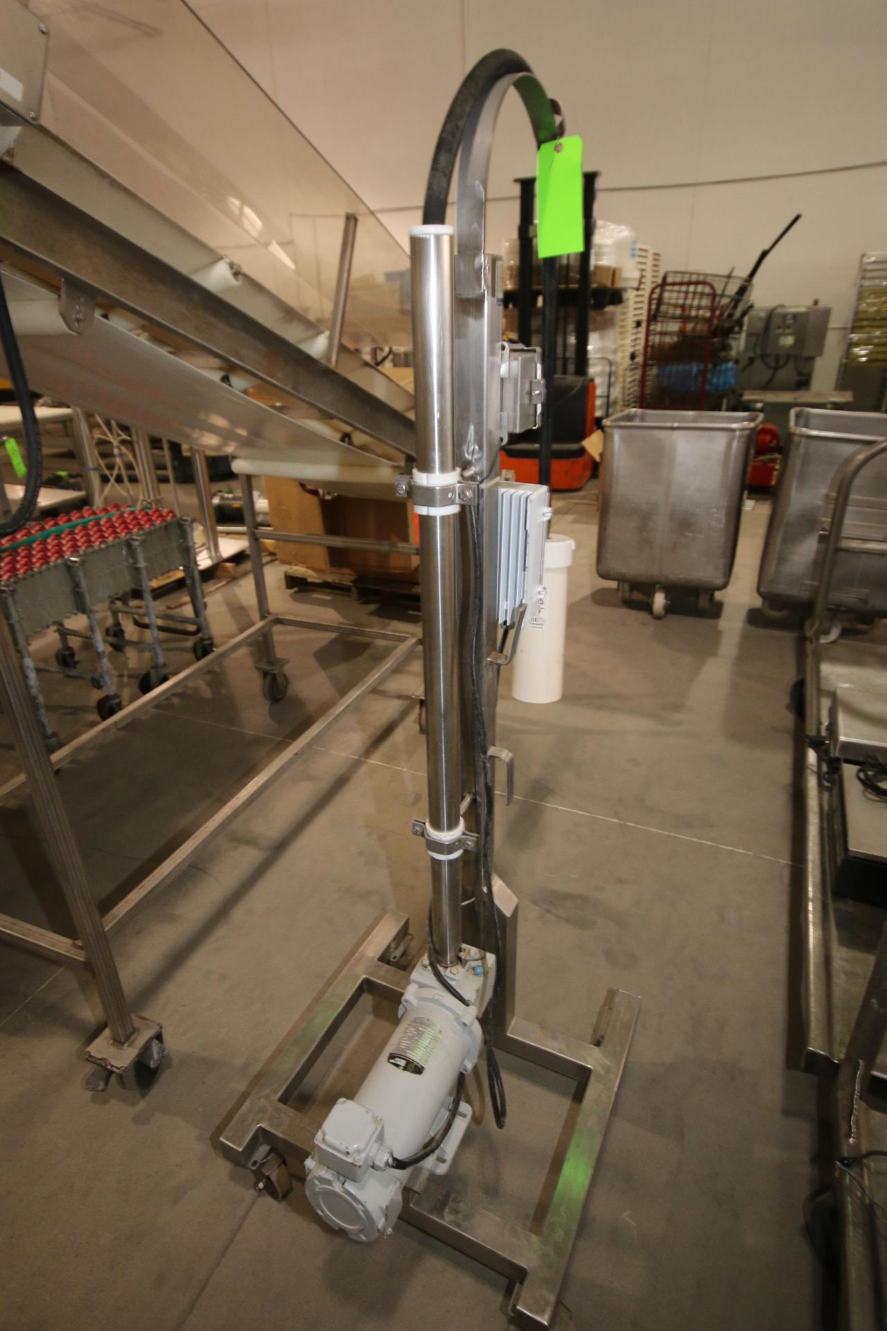 Boston Gear 1/2 hp Barrel Stirrer, Mounted on S/S Portable Frame, with Speed Control (LOCATED IN - Image 2 of 2