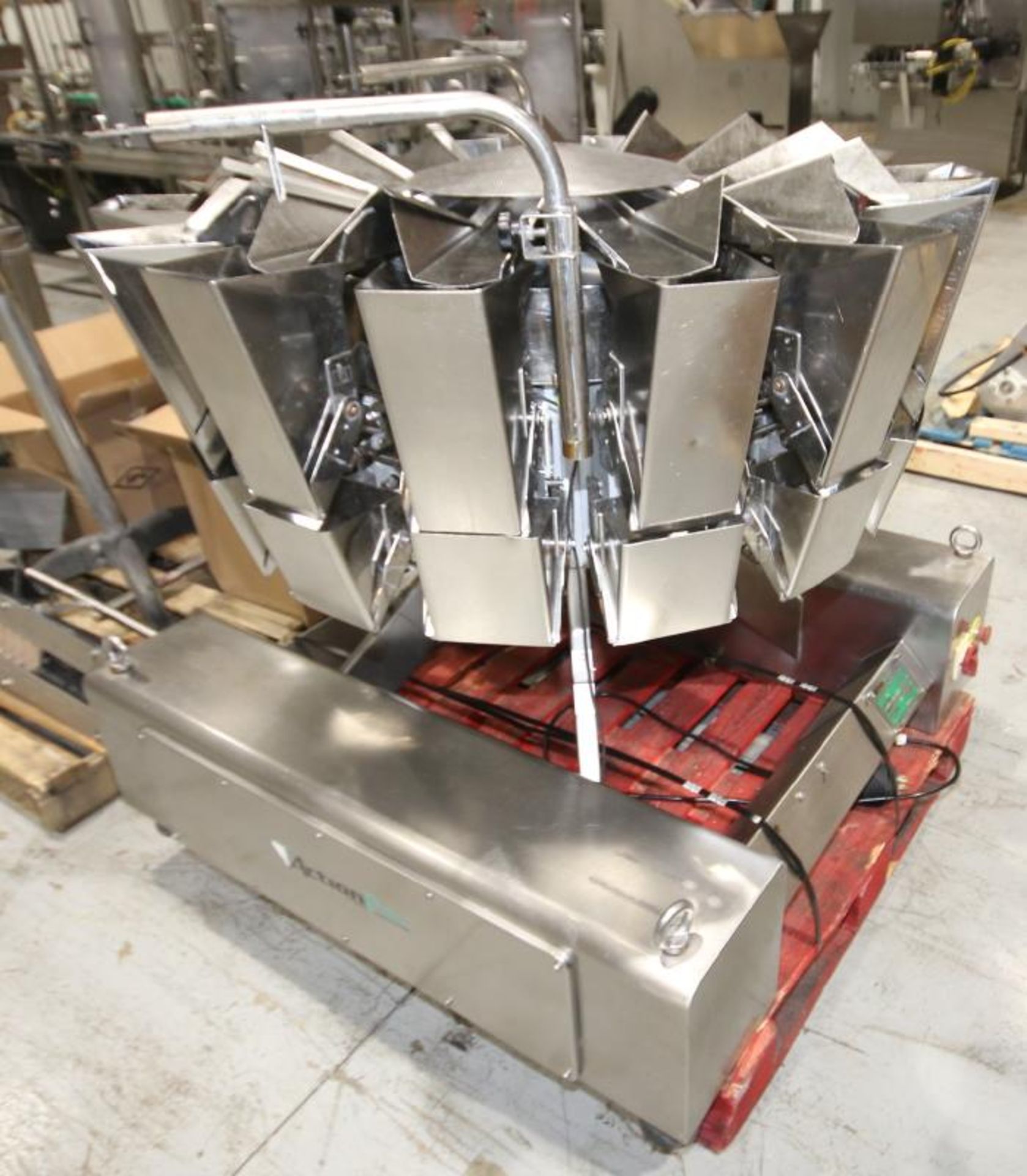 2017 Action Pak 14-Head Rotary Scale, Model MULT 1109-1.6x14, S/N 4594 with PLC Controller with - Image 4 of 12