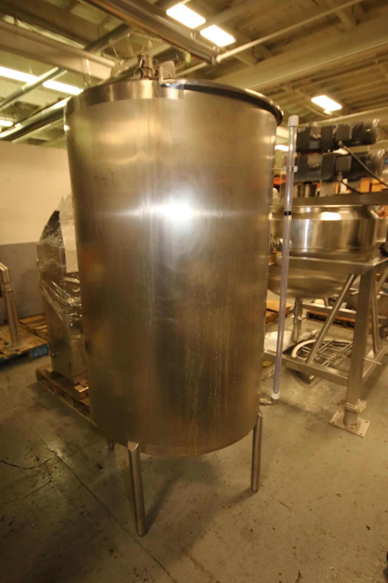 Aprox. 300 Gal. S/S Single Wall Vertical Tank, with Tank Mounted Level Sensor, with Aprox. 2-1/2" - Image 2 of 7