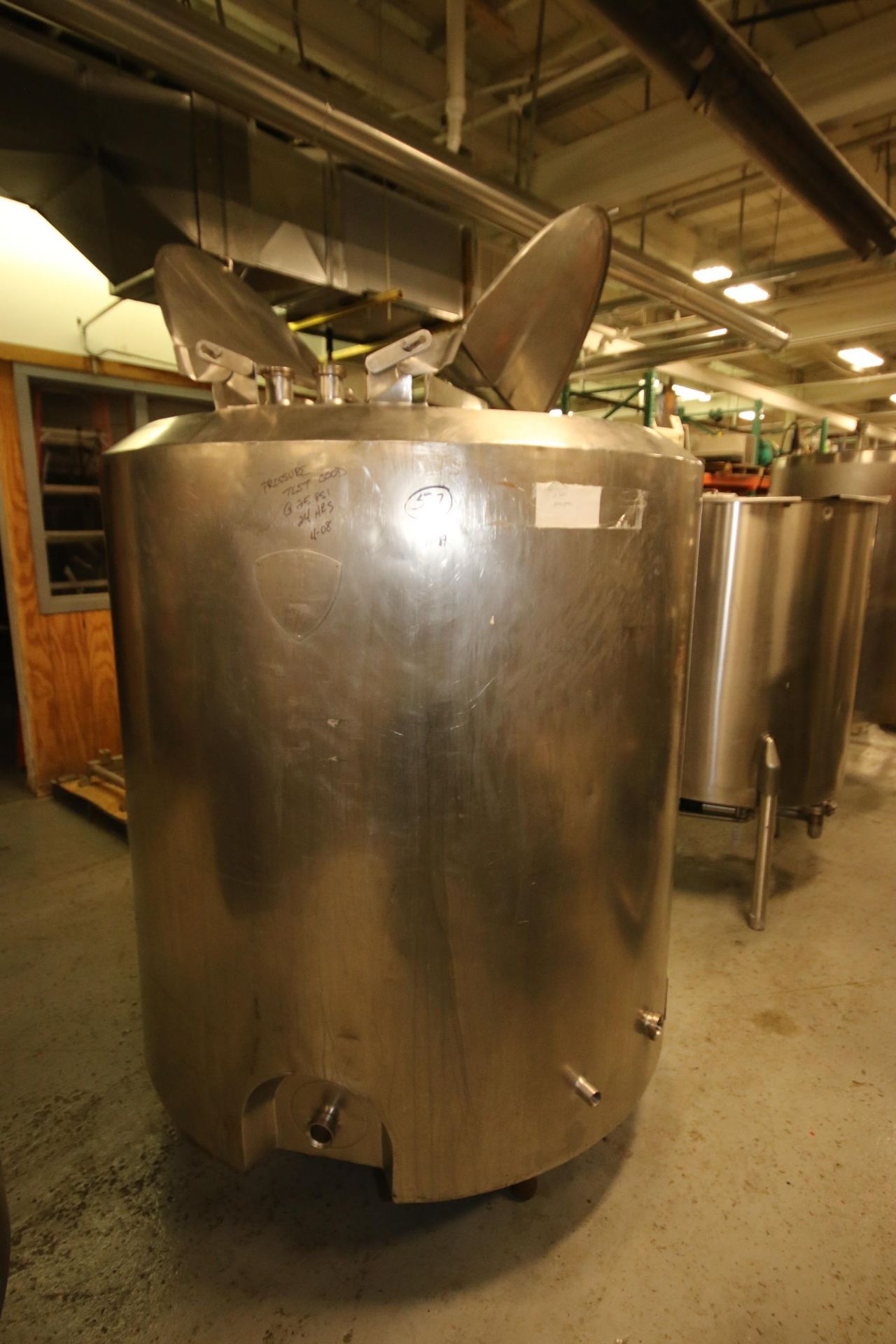 St. Regis 500 Gal. S/S Processor, S/N 450-9252, with 50 PSIG Heat Exchange Jacket, with (2) S/S - Image 2 of 7