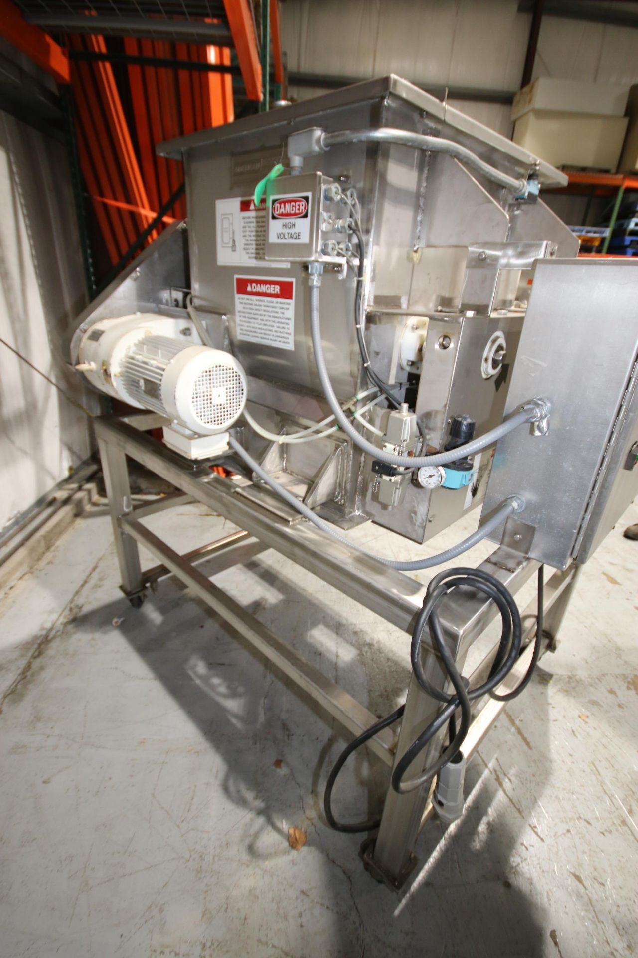 American Process System S/S Dual Paddle Blender, M/N F2M-4, S/N 4560, Mounted on S/S Portable - Image 5 of 8