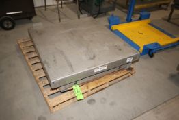 Mepaco S/S Pallet Lift, M/N EZ 1000, S/N 6128-1-2, Platform Dims.: Aprox. 48" L x 42" W (NOTE: