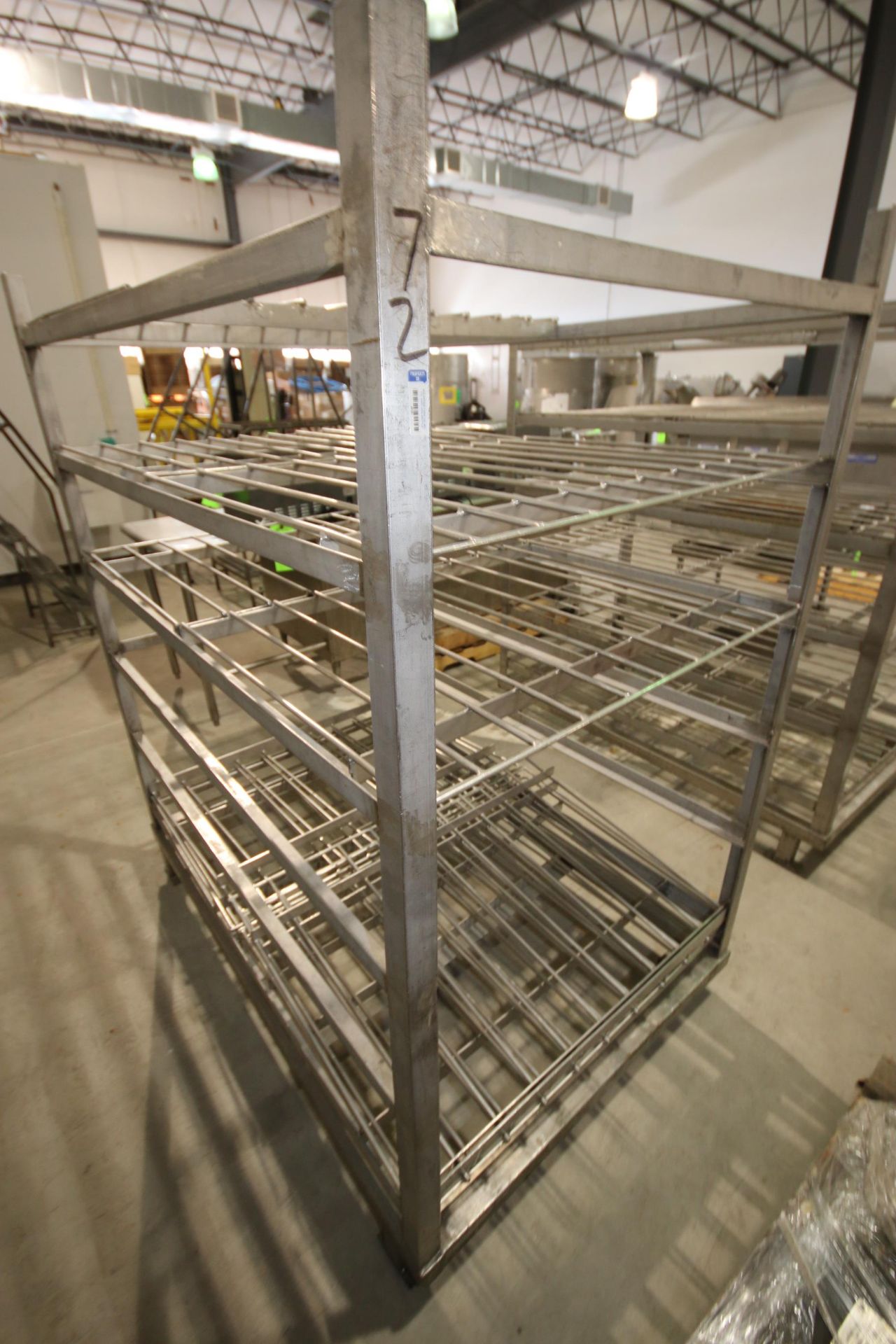 6-Shelf S/S Racks, Overall Dims.: Aprox. 61" L x 37" W x 70-1/2" H (LOCATED IN YOUNGSTOWN, OH) ( - Image 3 of 3