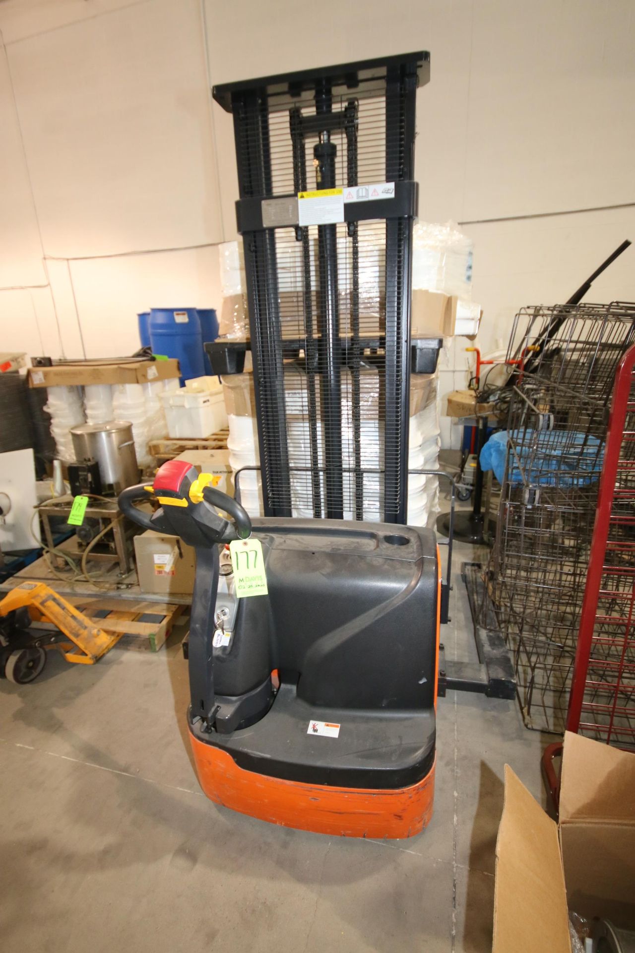 Doosan Walk Behind Electric Forklift, with 61.3 Operating Hours (LOCATED IN YOUNGSTOWN, OH) (