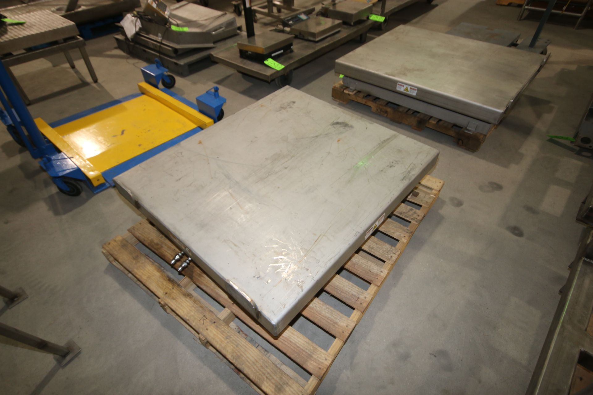 Mepaco S/S Pallet Lift, M/N EZ 1000, S/N 6128-1-2, Platform Dims.: Aprox. 48" L x 42" W (NOTE: - Image 2 of 2