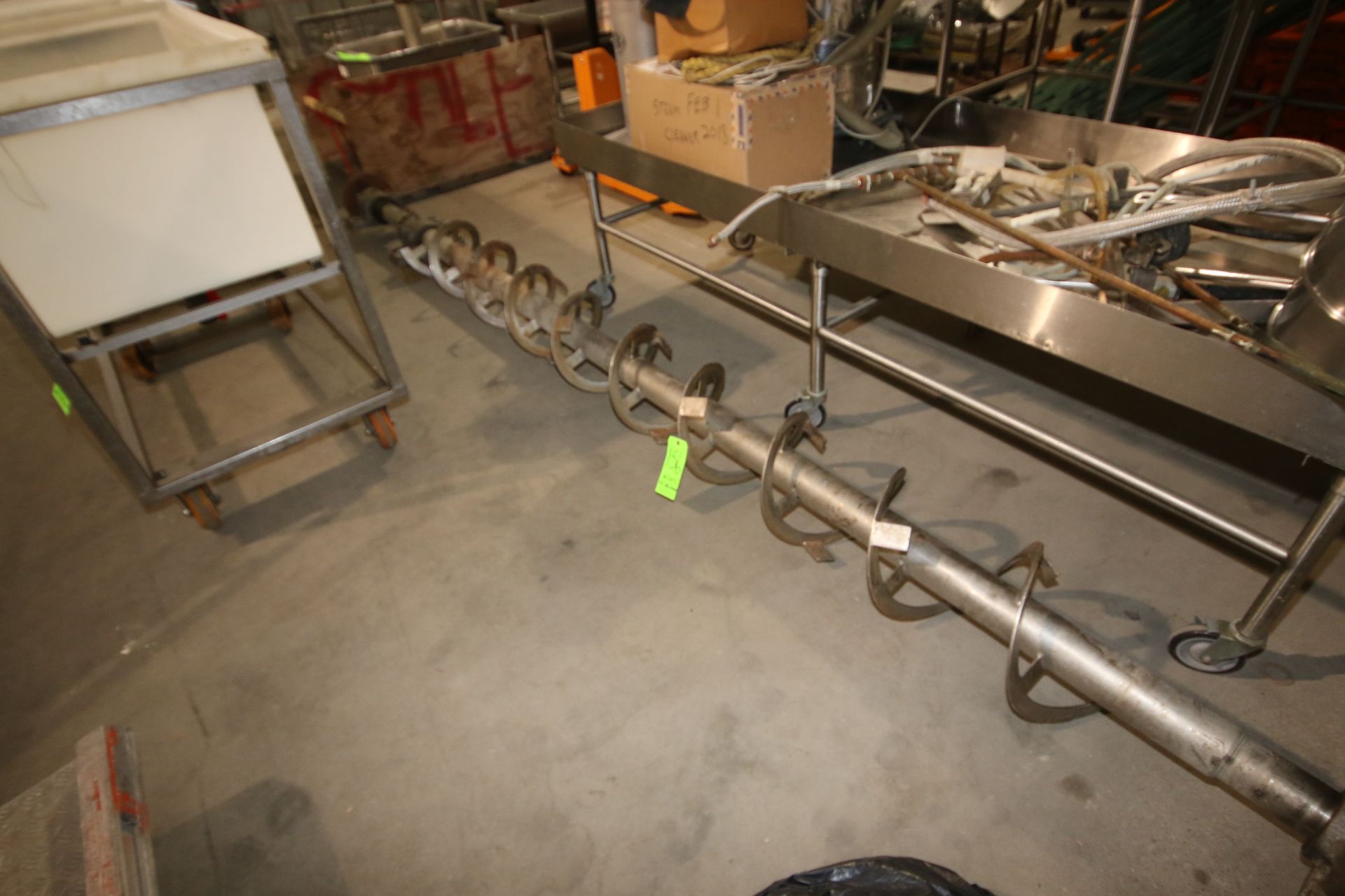 Groen S/S Ribbon Auger, Aprox. 11' L (LOCATED IN YOUNGSTOWN, OH) (Rigging, Handling & Site