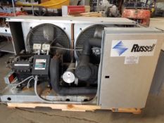 Russell Refrigeration Compressor, M/N DLD15L44, S/N K9618920-011, Refrigerant 404A, 460 Volts, 3 Pha