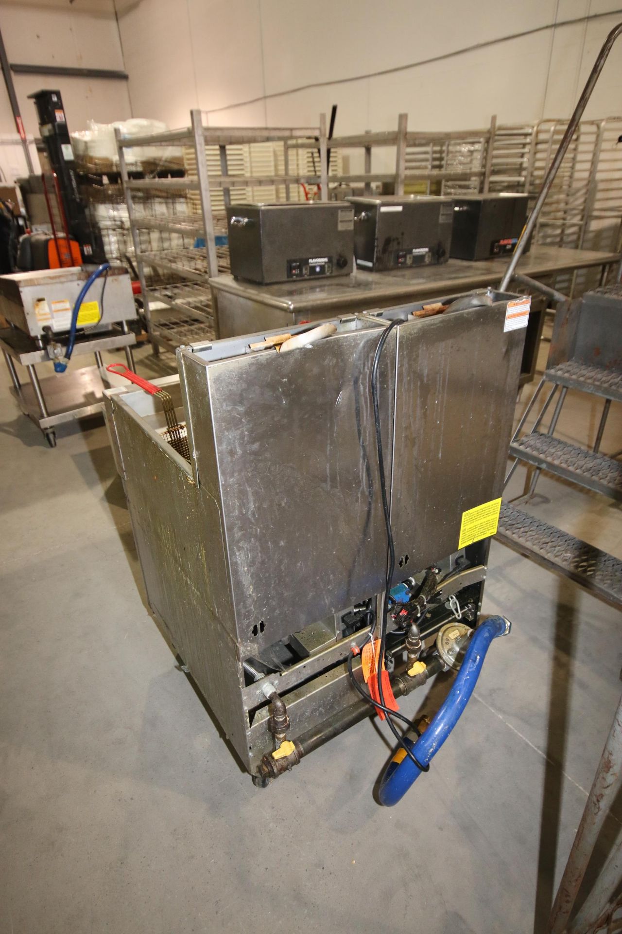 Vulcan S/S Dual Fryer, with Frying Baskets, Mounted on S/S Portable Frame (LOCATED IN YOUNGSTOWN, - Image 3 of 3