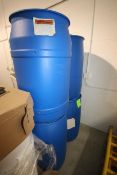 Blue 55 Gal. Barrels with Lids, Includes Barrel Heating Coil (LOCATED IN YOUNGSTOWN, OH) (Rigging,
