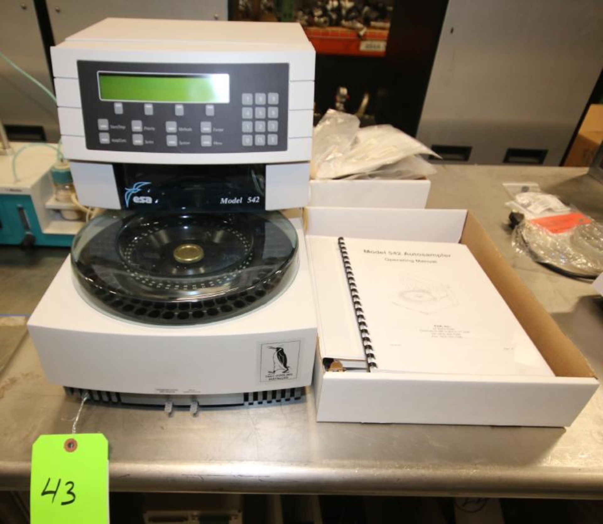 ESA Autosampler, Model 542, SN 70529, 230 / 115 V, Includes Supplies & Manuals