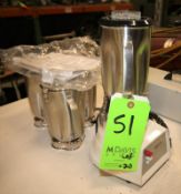 Waring Commercial Blender, Model 51BL31, SN 030718, Includes (5) Containers