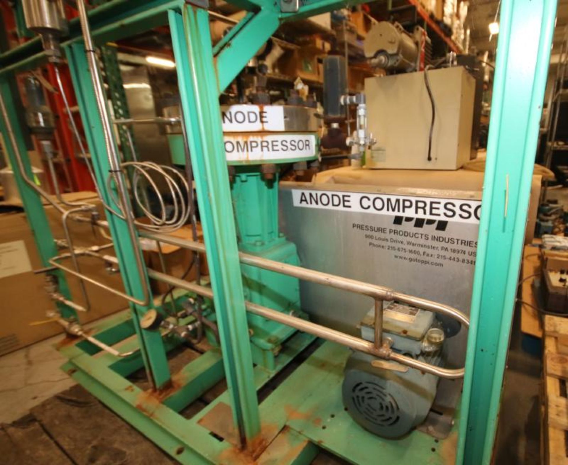 100 - (Con 22) - Pressure Products Indus. Anode Compressor Skid, Model 2105, SN 1242 - 3000 - 40 , - Image 2 of 5