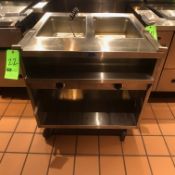 Randell Open Base Electric Hot Food Table, Model 3612-208, S/N W1041761-1, 33" W x 33" D x 36" H, (