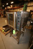 Moffat Turbo Fan 32 Confection Oven, Model E32MS, SN 297204, 208V, Mounted on S/S Tray Stand (