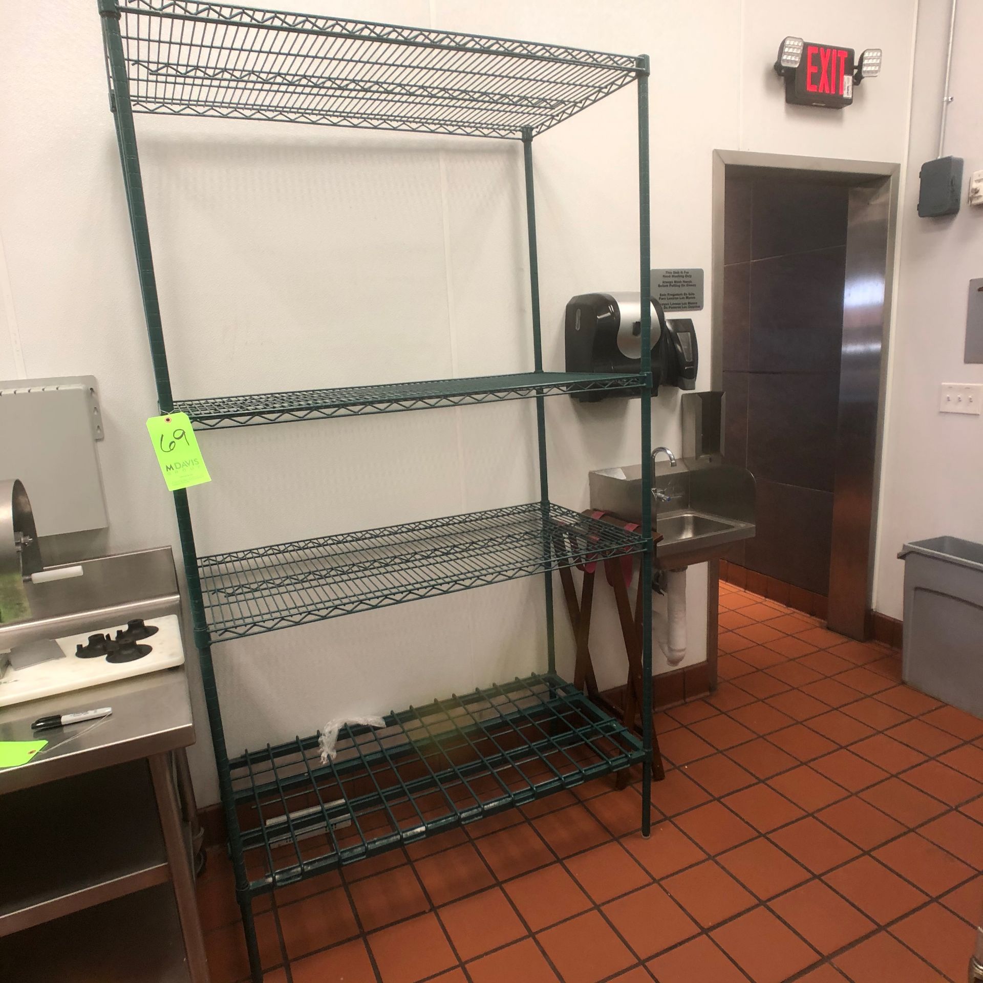 Approx. 84" Wire Rack with Shelves