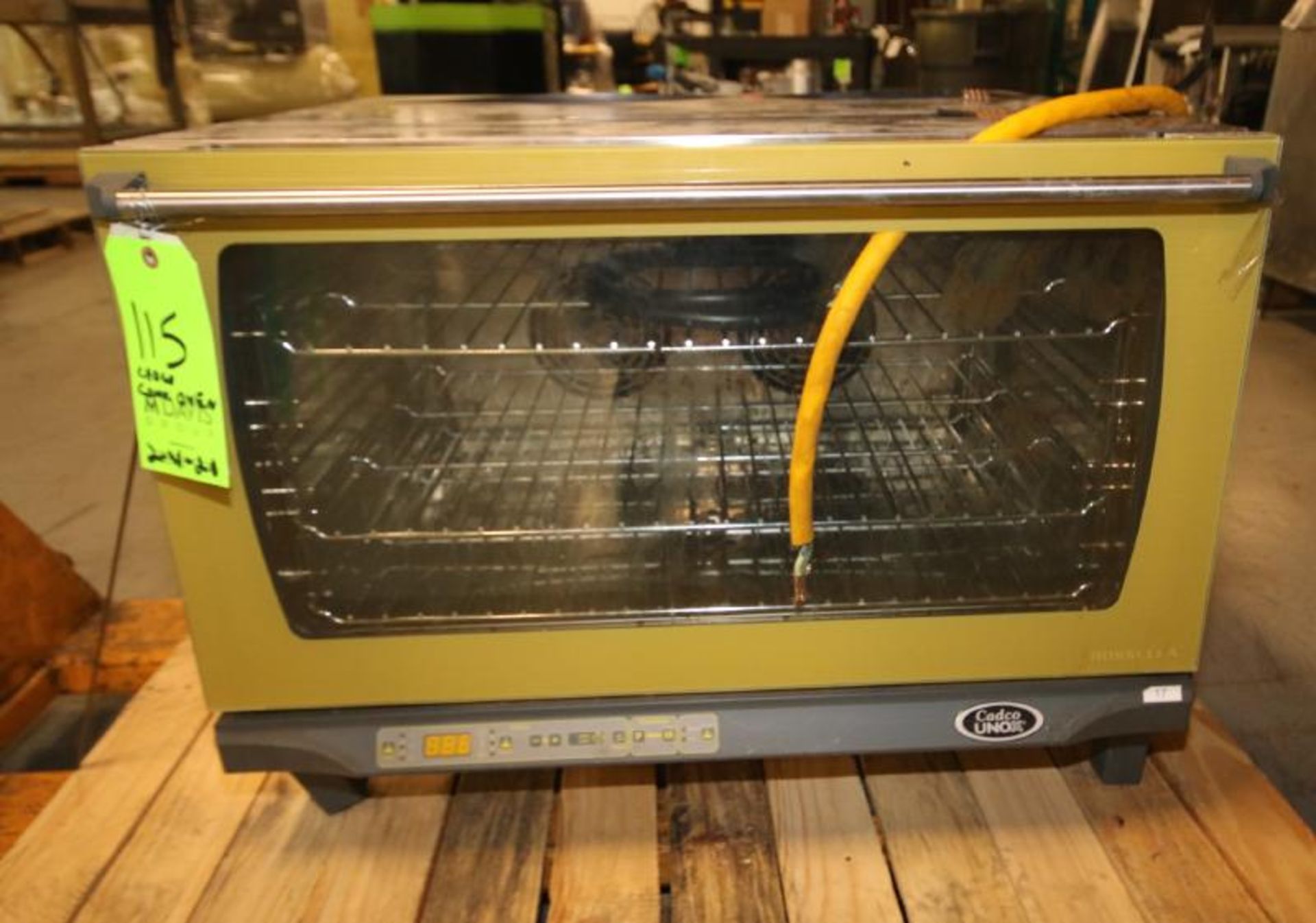 Cadco UnoX Full Size Electric Convection Oven, Model XAF195, SN 711, 230V, 3 Phase, Includes (3)