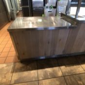 Food Service Equipment Approx. 4' L x 2'8" W S/S Countertop with S/S Shelves, 120/208 V