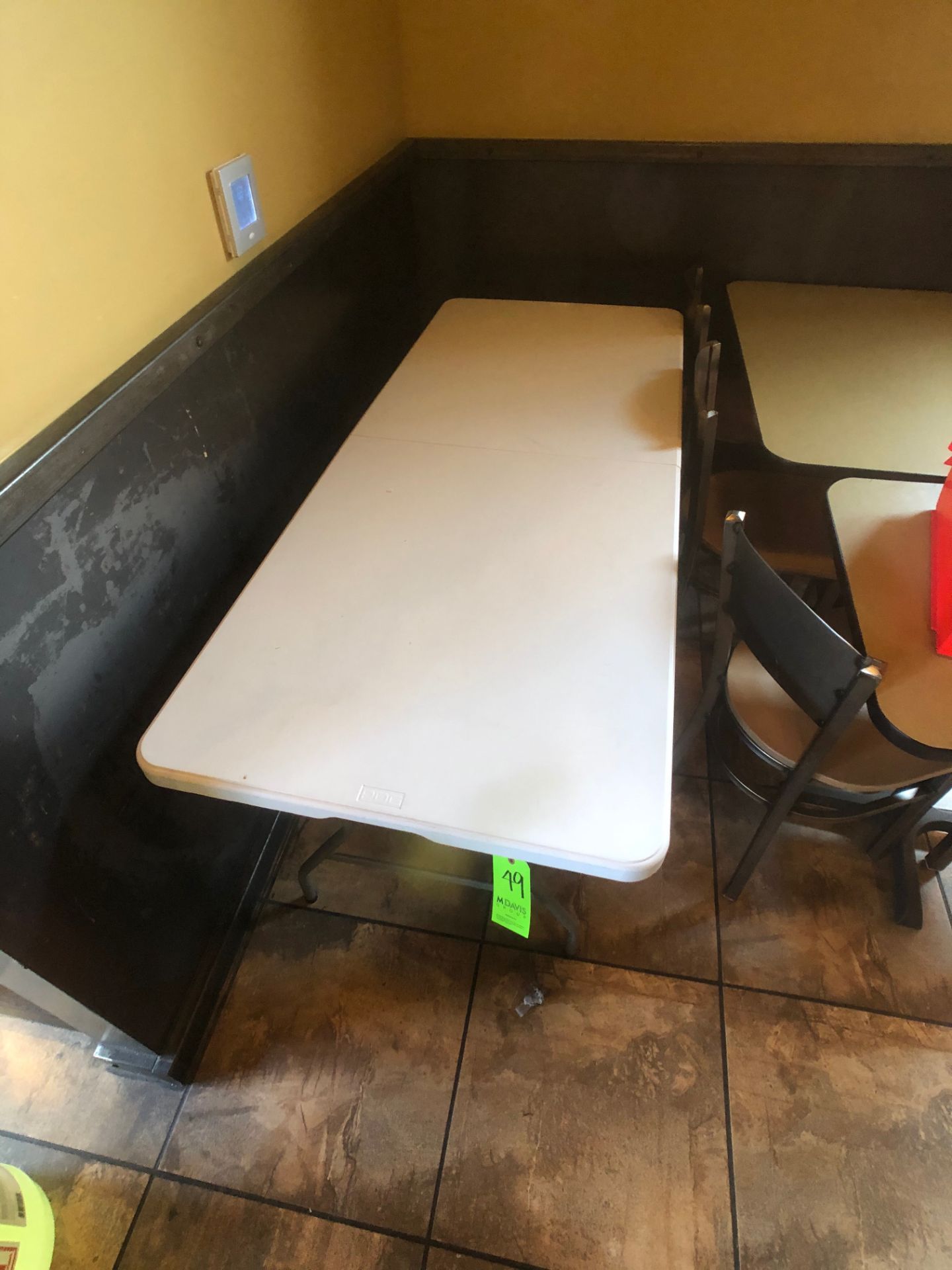 PDG Foldable Plastic Table, Approx. 70" L x 29" W - Image 2 of 3