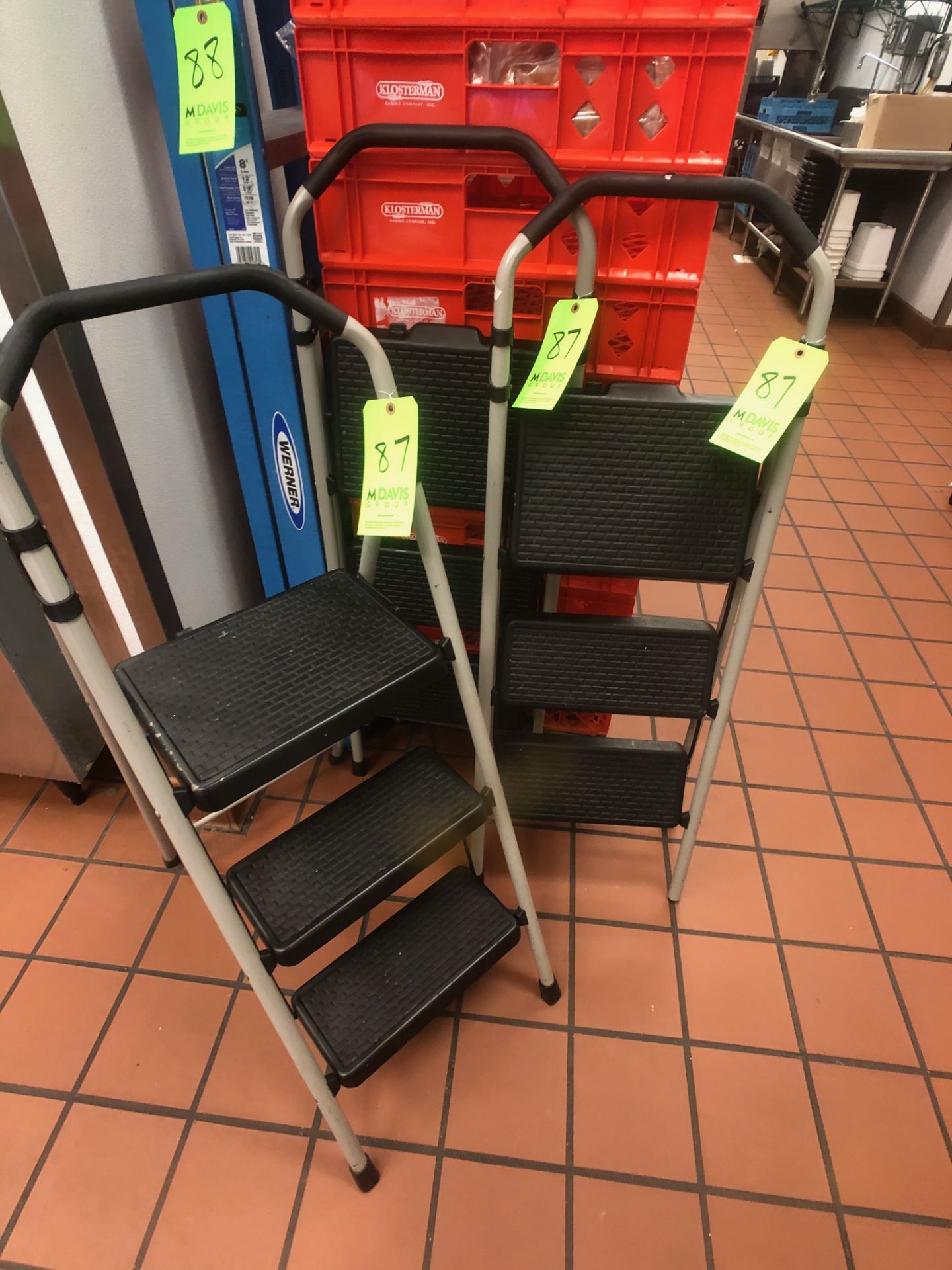 (3) Gorilla Ladders Three Step Ladder