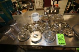 Assorted S/S 5", 7" & 8" S/S Lids & Misc. (Located at the MDG Auction Showroom in Pittsburgh, PA)