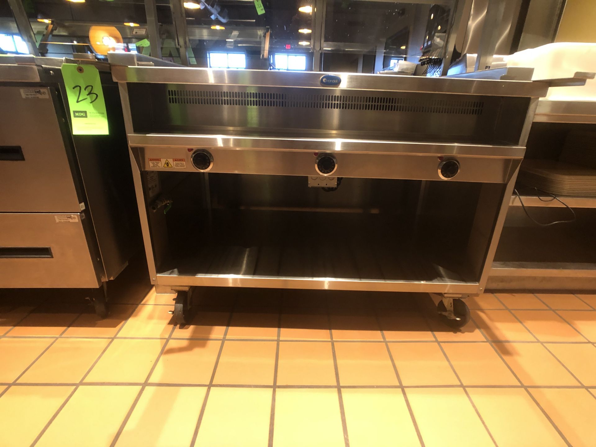 Randell Open Base Electric Hot Food Table, Model 3613-240, S/N W1041760-1, 48" W x 33" D x 36" H - Image 3 of 4