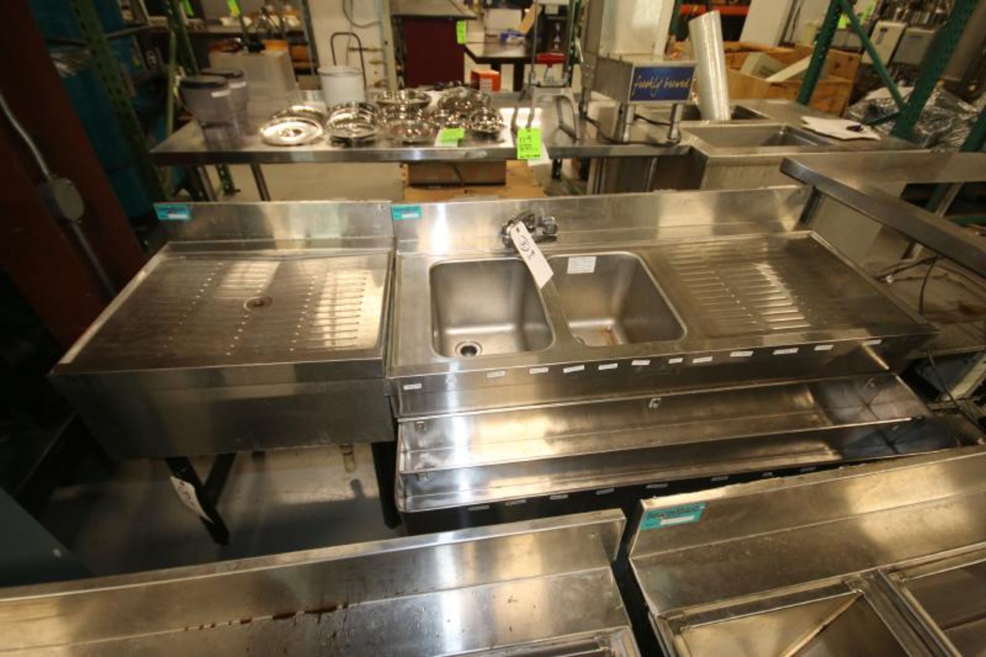 6 pcs Assorted S/S Restaurant Sink Stations, Includes Cleveland Steam Craft Oven, Model 21CGAS, 120V - Image 3 of 3