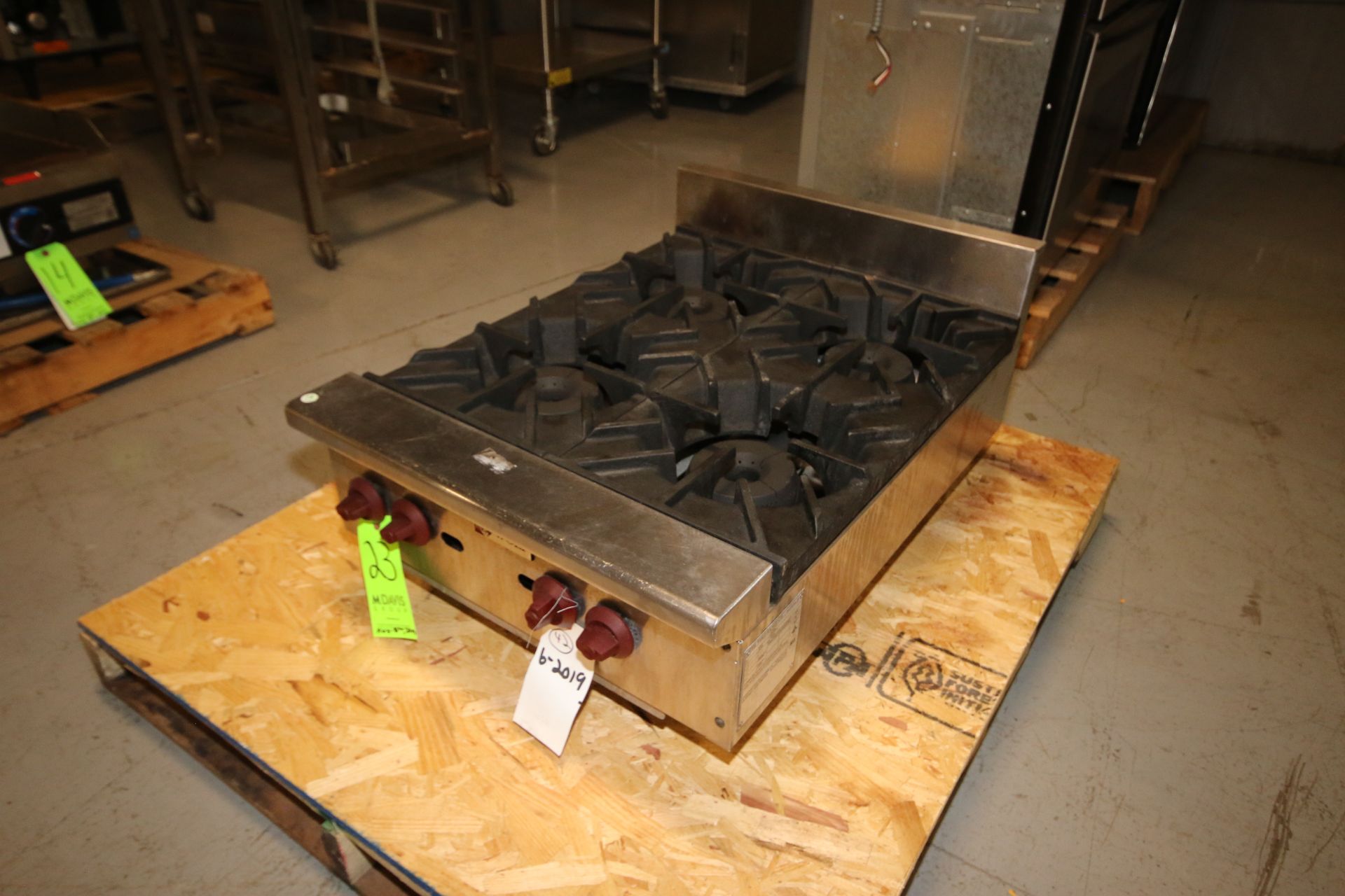 Wolf 4 - Burner Nat. Gas Counter Top S/S Range, Model AHP424-1, SN 658120173, 120,000 btu - Image 2 of 4