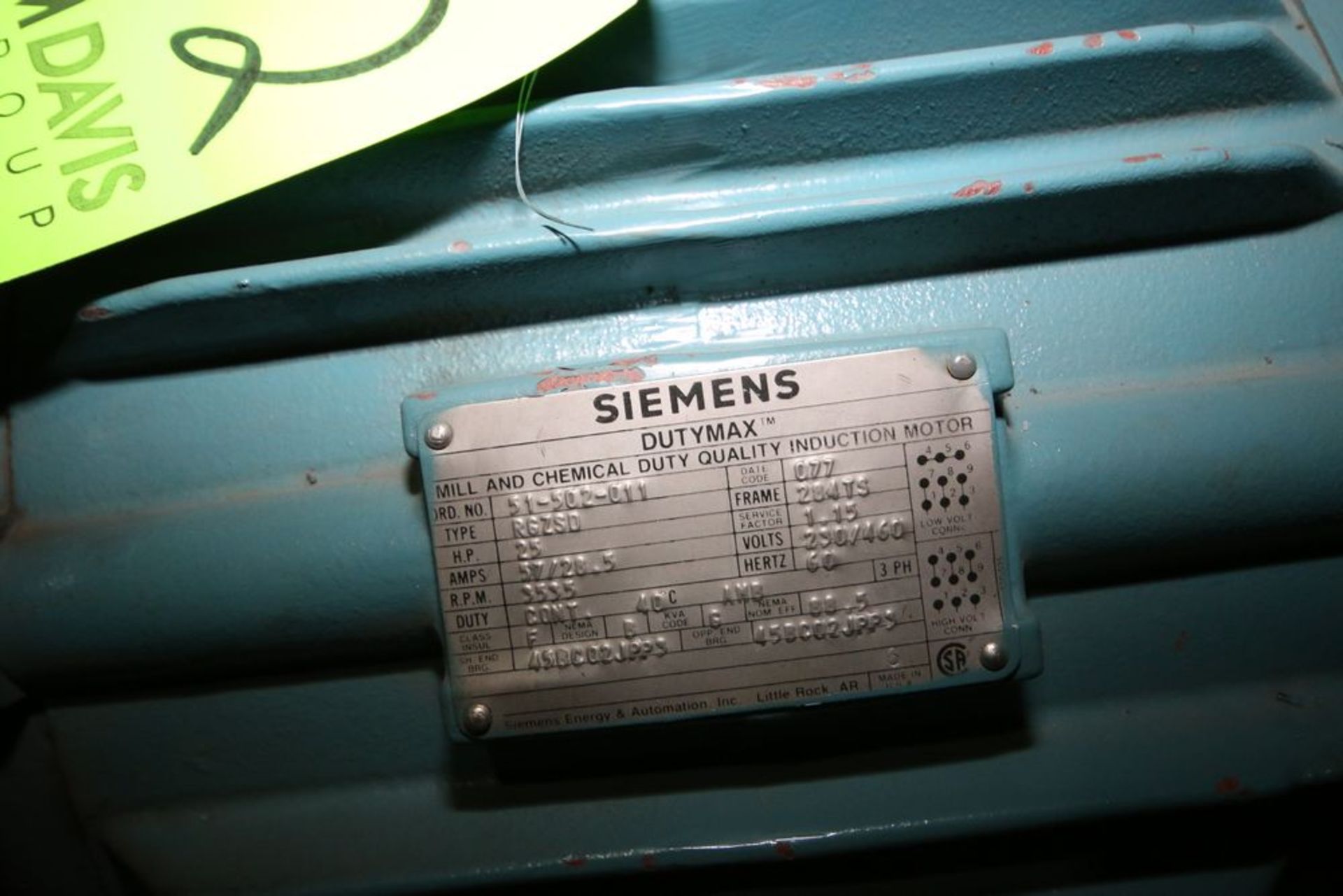 Goulds 25 hp Water Pump, M/N 3196, S/N 783B052.2, 200 GPM, Size = 2 x 3-8, with Siemens 3535 RPM - Image 4 of 6