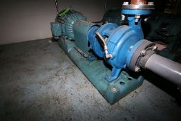 Goulds 25 hp Water Pump, M/N 3196, S/N 788C458, 200 GPM, Size = 2 x 3-8, with Siemens 3535 RPM